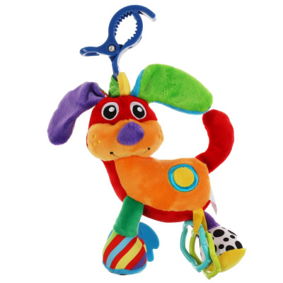 Текстильная игрушка погремушка Собачка Умка RV-D4